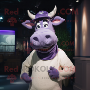 Lavendel Zebu mascotte...