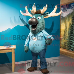 Turkis Irish Elk maskot...