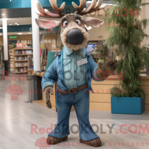Turkis Irish Elk maskot...