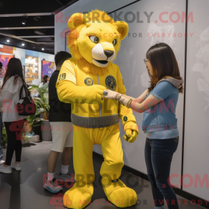 Gul Tamer Lion maskot...