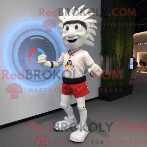 Witte Chief mascottekostuum...