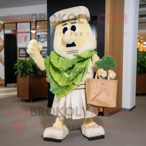 Beigefarbenes Caesar-Salat...