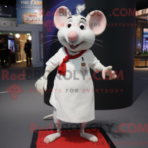 White Ratatouille mascot...