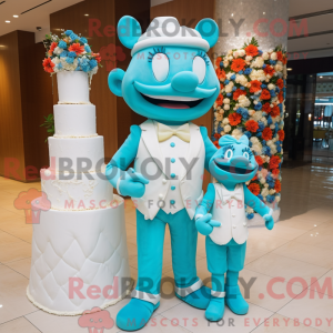 Turquoise Wedding Cake...