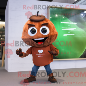 Postava maskota Rust Apple...