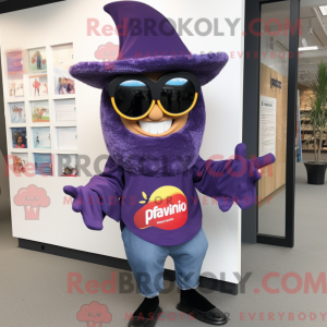 Lilla Paella maskot kostume...