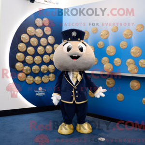 Disfraz de mascota Navy...
