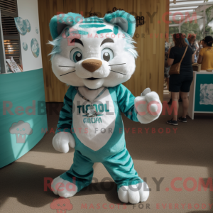 Figura de máscara de tigre...