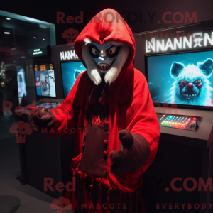 Demon maskot kostyme...