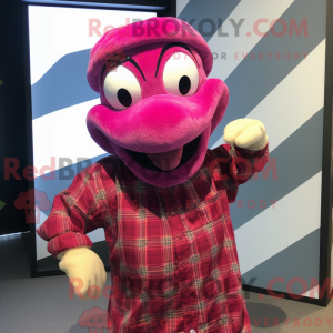 Figura de máscara Magenta...