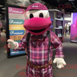 Figura de máscara Magenta...