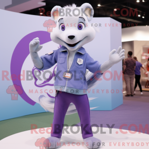 Lavendel ilder maskot...