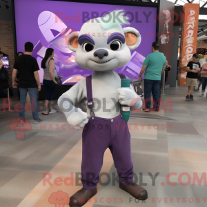 Lavender Ferret Maskottchen...