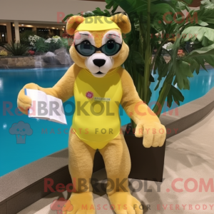 Costume de mascotte de lion...