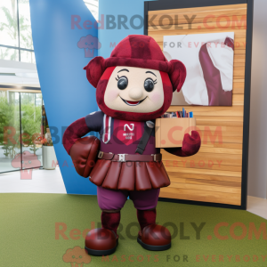 Costume de mascotte Maroon...