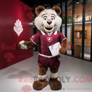 Costume de mascotte Maroon...
