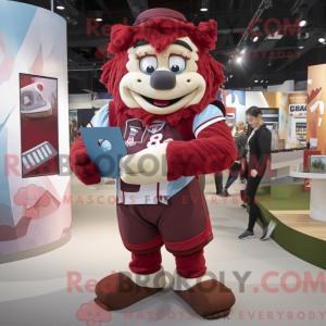 Maroon Love Letter mascot...
