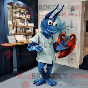 Blue Lobster Bisque maskot...