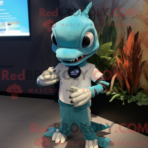 Disfraz de mascota Cyan...