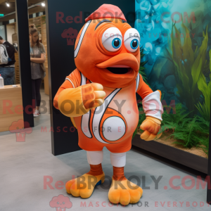 Rust Clown Fish maskot...