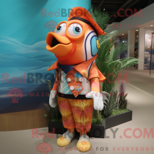 Rust Clown Fish maskot...