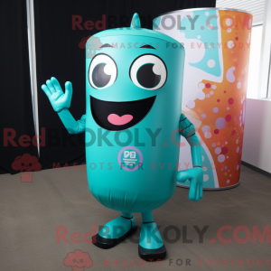 Turquoise Soda Can...