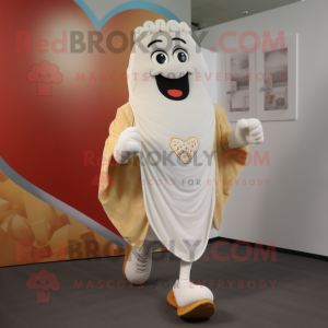 Cream Heart maskot drakt...