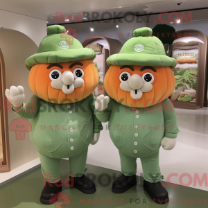 Peach Cabbage maskot...