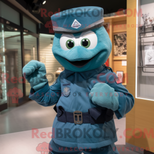 Blågrønn marinesoldats...