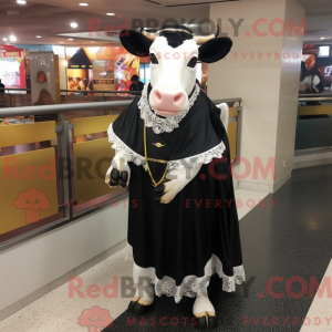Máscara de vaca Black...