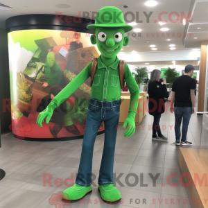 Postava maskota Green Stilt...