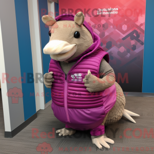 Disfraz de mascota Magenta...