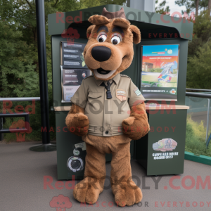 Costume mascotte de Shepard...