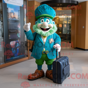 Blågrønn Leprechaun...
