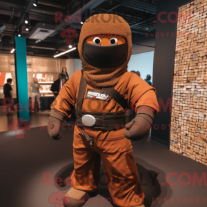 Rust Ninja maskot kostume...