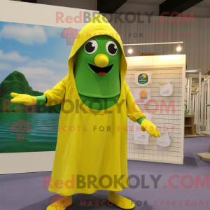 Citron gul grøn øl maskot...