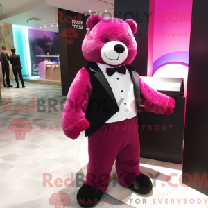 Máscara de Urso Magenta com...