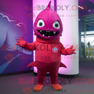 Disfraz de mascota Magenta...