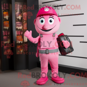 Roze armband mascotte...