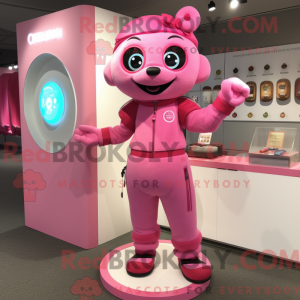 Roze armband mascotte...