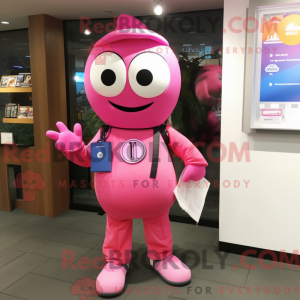 Roze armband mascotte...