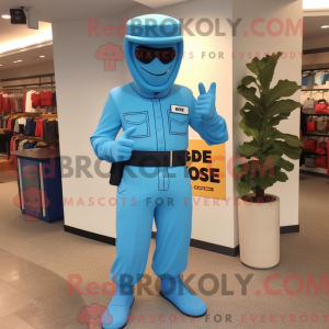 Himmelblå Gi Joe máscara de...