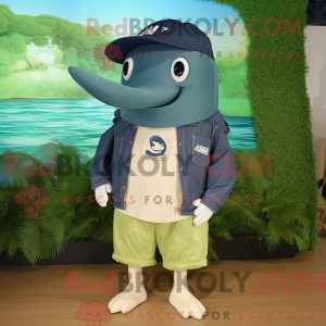 Olive Humpback Whale...