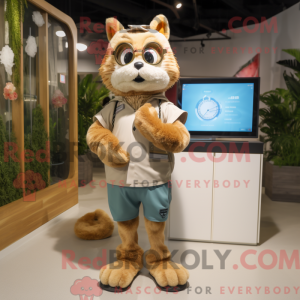 Costume de mascotte de chat...