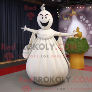 Hvid peber maskot kostume...