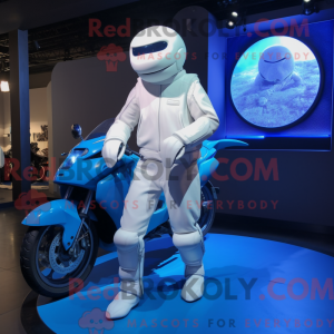 Blue Beluga Whale maskot...