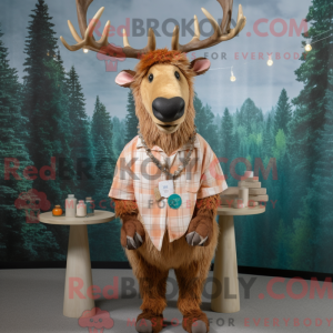 Rust Irish Elk mascot...