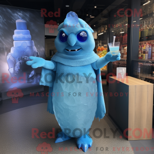 Blue Ice maskot kostume...