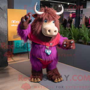 Magenta Yak máscara de...