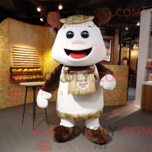 Cream Bbq Ribs maskot...